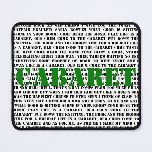 Item preview, Cabaret lyrics designed and sold by broadwaygirl142.