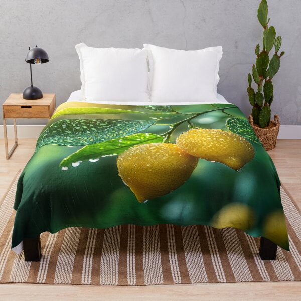 Item preview, Tropical Lemons and Dew Drops designed and sold by MargaretWiktor.