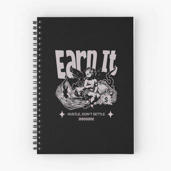 Item preview, "Earn It" – Motivational & Hard Work Inspired Bold Typography Design designed and sold by Colorful-Garden.