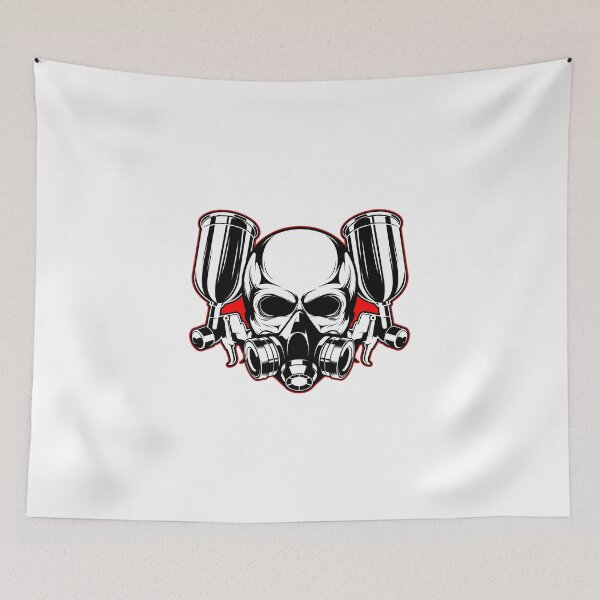 Item preview, Skull with Painter's Mask: Tools of the Trade designed and sold by Polarisofficial.