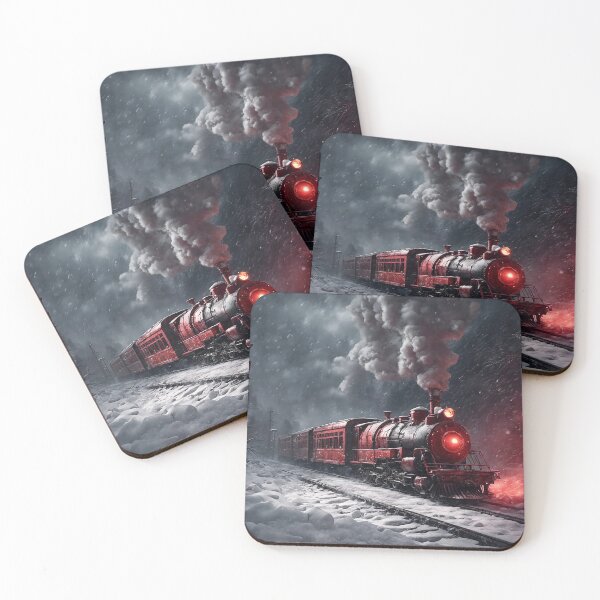 Item preview, Vintage Winter Train designed and sold by Maria Dryfhout.