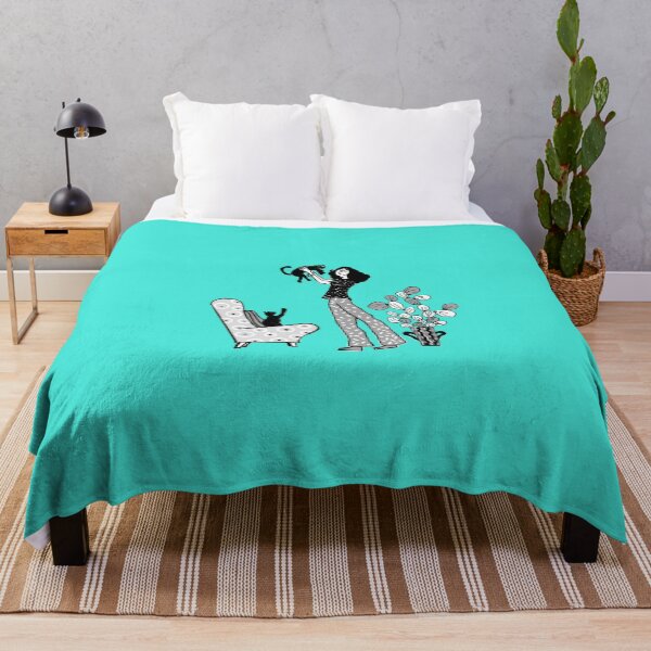 Item preview, Woman cuddling her cats designed and sold by voicivoila.