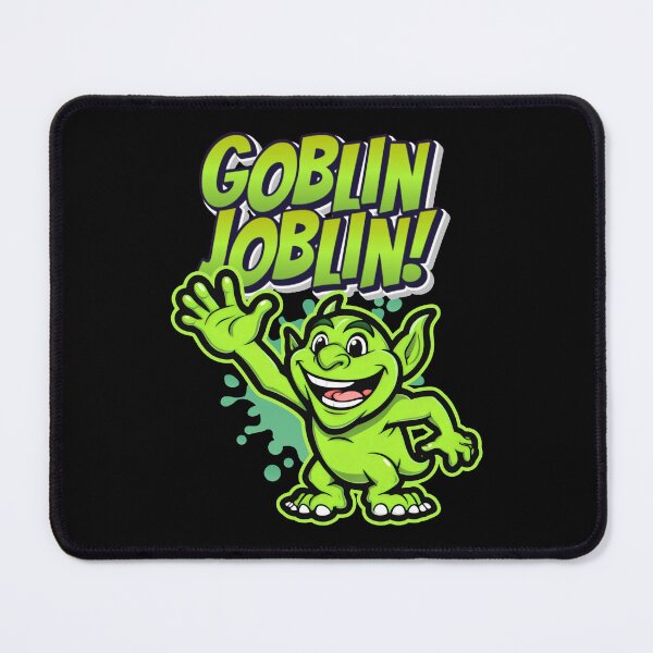 Item preview, GOBLIN JOBLIN! Cheerful Green Trickster With White Smile designed and sold by SplashTastic.
