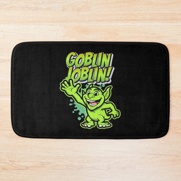 Item preview, GOBLIN JOBLIN! Cheerful Green Trickster With White Smile designed and sold by SplashTastic.