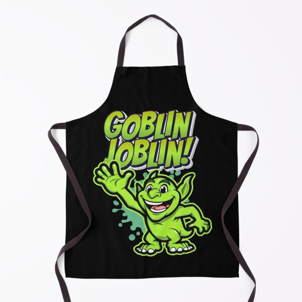 Item preview, GOBLIN JOBLIN! Cheerful Green Trickster With White Smile designed and sold by SplashTastic.