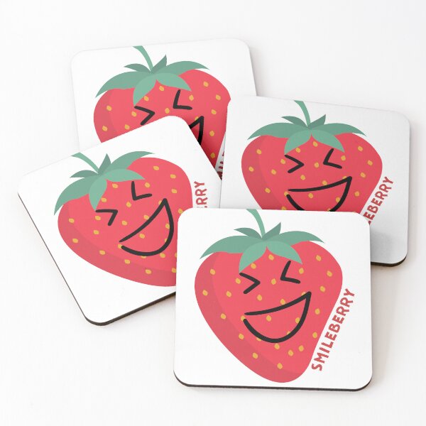 Item preview, smiling strawberry designed and sold by Pr7em.