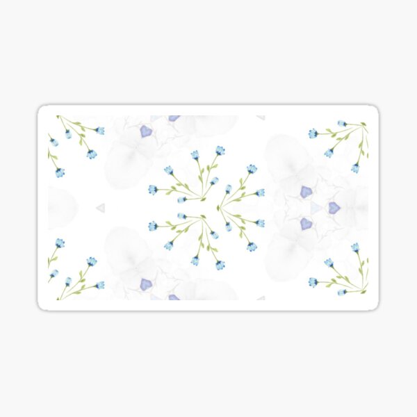 feminine Blütenblätter Sticker