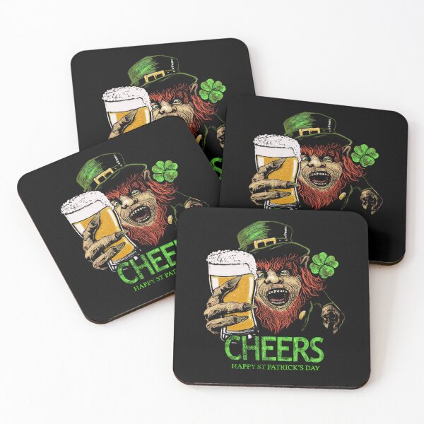 Item preview, Leprechaun Cheers - St. Patrick's Day Horror Beer Tulip designed and sold by trentnin.