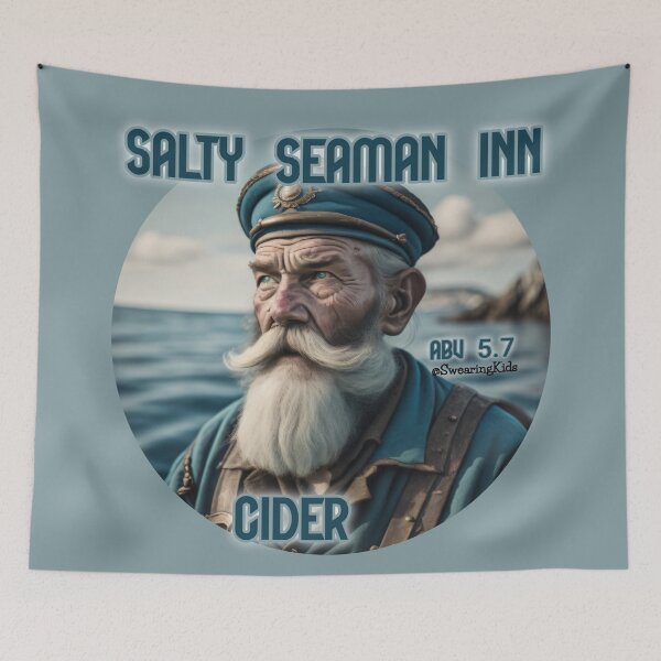 Item preview, Salty Seaman inn Cider designed and sold by SwearingKids.