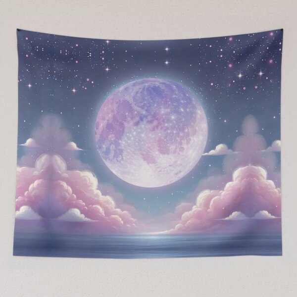 Item preview, pink pastel moon  designed and sold by MartaOlgaKlara.