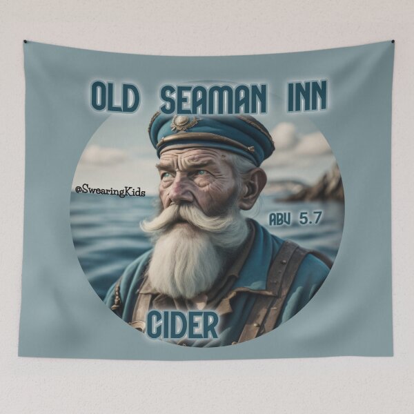 Item preview, Old Seaman Inn Cider designed and sold by SwearingKids.