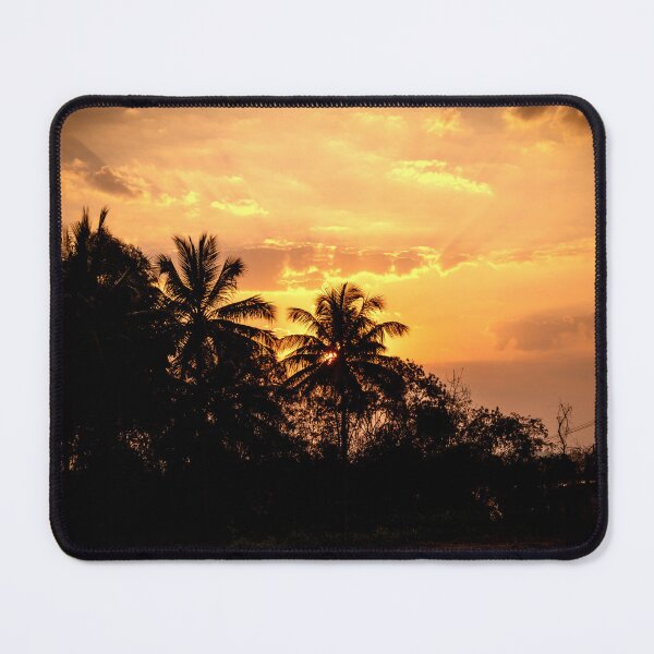 Item preview, Golden Tropics | Sunset Over Palm Trees designed and sold by Chittara Arts.