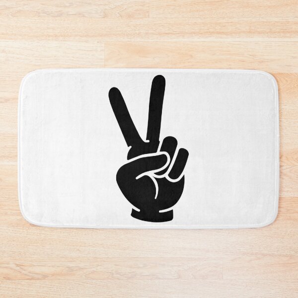 Item preview, Hand signaling with two fingers in a V for victory designed and sold by AFernandesDSG.