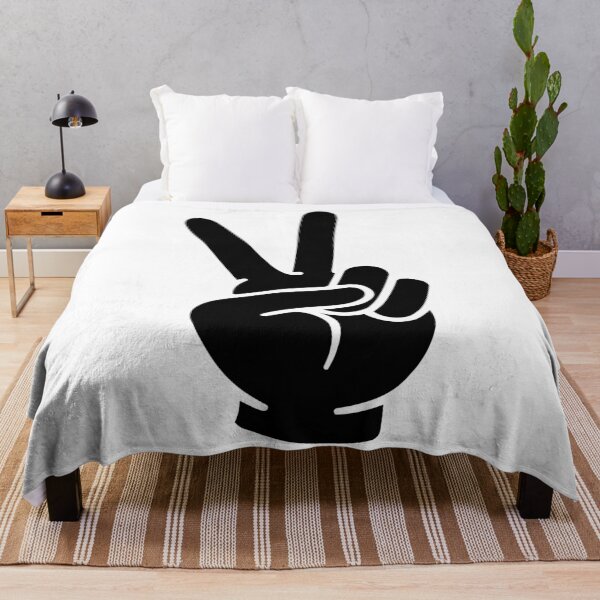 Item preview, Hand signaling with two fingers in a V for victory designed and sold by AFernandesDSG.