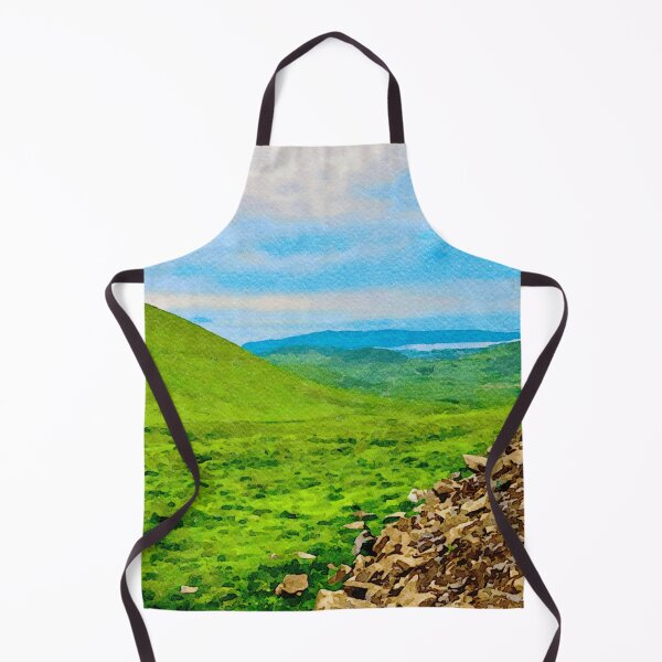 Item preview, Watercolor landscape painting of Conor Pass in Dingle Peninsula, Ireland designed and sold by GestaltImagery.