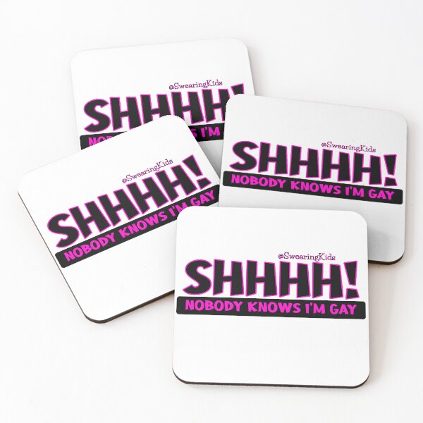 Item preview, SHHHH! Nobody knows I'm Gay designed and sold by SwearingKids.
