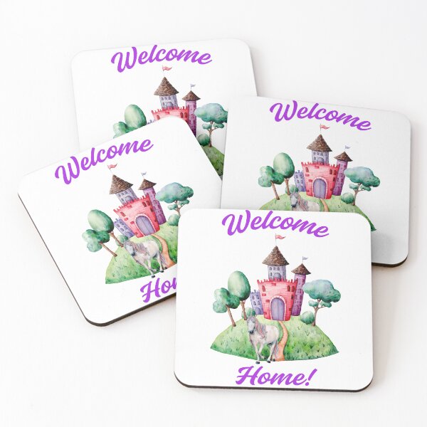 Item preview, Welcome Home - Castle with Unicorn designed and sold by WigOutlet.