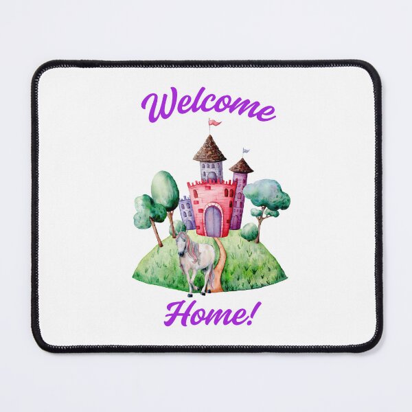 Item preview, Welcome Home - Castle with Unicorn designed and sold by WigOutlet.