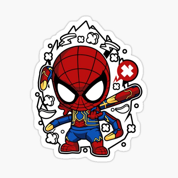 Artikel-Vorschau von Webslinger-Meisterschaft – Chibi-Superhelden-Serie, designt und verkauft von mafiatees-intl.
