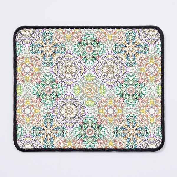 Item preview, Ornate geometric pattern and artfully abstract multicolored background designed and sold by Pixeeless.