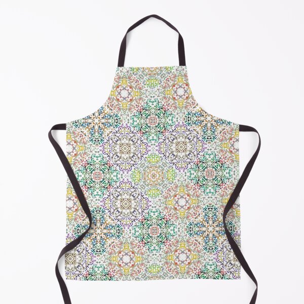 Item preview, Ornate geometric pattern and artfully abstract multicolored background designed and sold by Pixeeless.