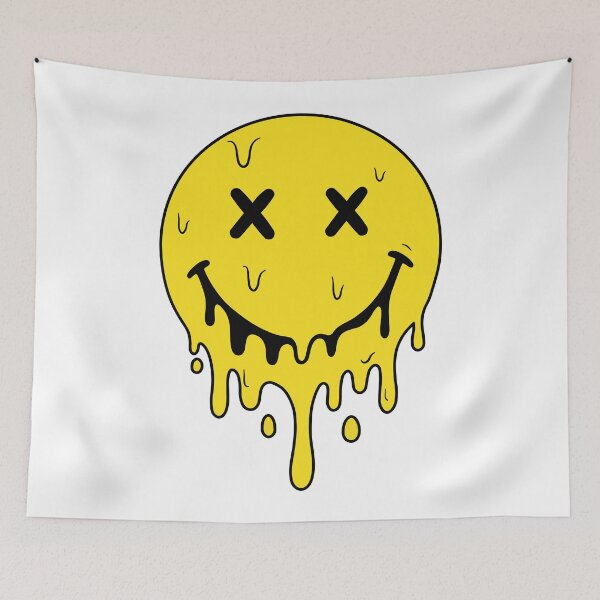 Item preview, Yellow emoji smiling, melting emoji designed and sold by AFernandesDSG.