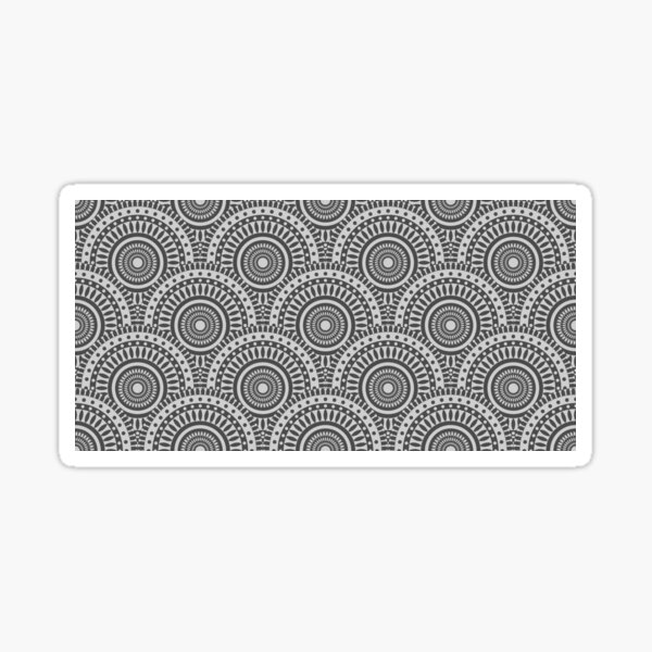 Aperçu de l'œuvre Cercle géométrique gris créée et vendue par ОксНЛ.