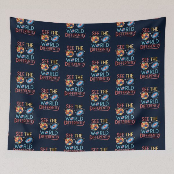 Item preview, Autism Awareness See The World Differently Autism Acceptance designed and sold by tamdevo1.
