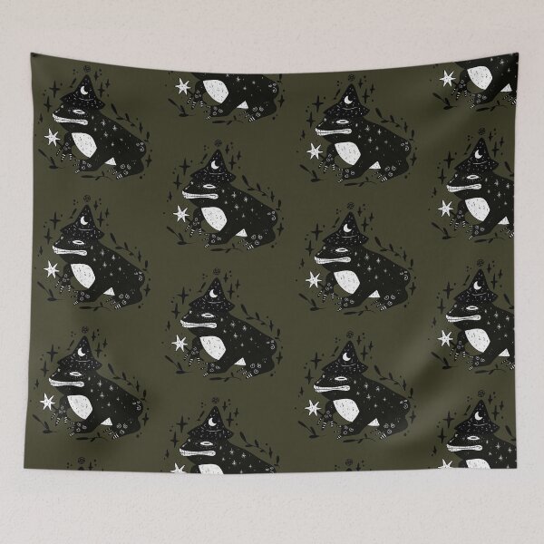 Item preview, Witches Frog designed and sold by FernAndFoxArt.