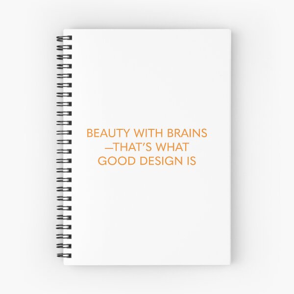 Item preview, BEAUTY WITH BRAINS—THAT’S WHAT GOOD DESIGN IS designed and sold by Citatfabriken.
