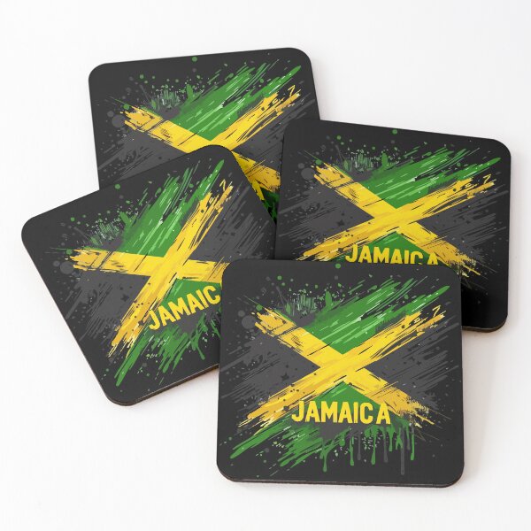 Item preview, Jamaica Pride Flag Retro Vintage Watercolors designed and sold by TomFrontierArt.