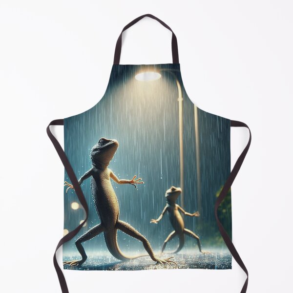 Item preview, Lizards dancing at a street lamp at night designed and sold by Dogandesighn.