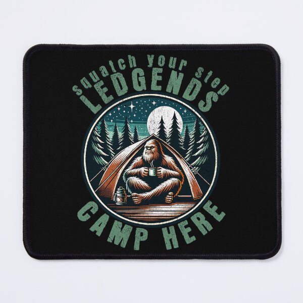 Item preview, Bigfoot Camping Legends Retro Wilderness Adventure designed and sold by EpochFusion.