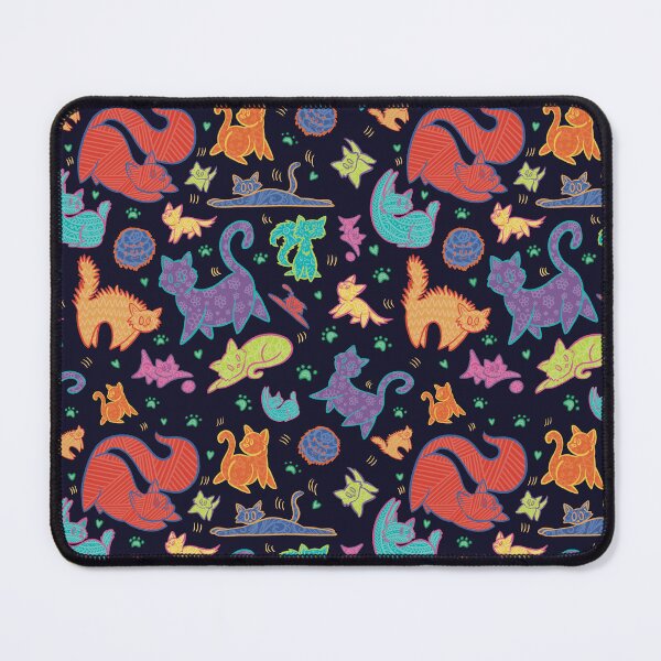 Item preview, Hallucinogenic Cats designed and sold by Hannah’s Sketchbook.