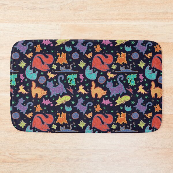 Item preview, Hallucinogenic Cats designed and sold by Hannah’s Sketchbook.