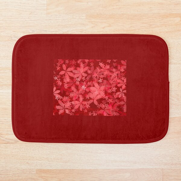 Item preview, Red floral print designed and sold by manoloshoping.