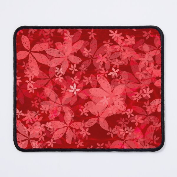 Item preview, Red floral print designed and sold by manoloshoping.