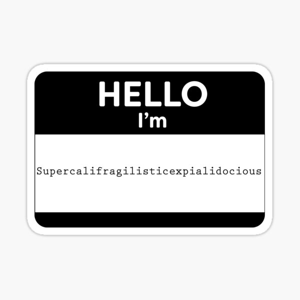 Item preview, I'm Supercalifragilisticexpialidocious designed and sold by WordyDreams.