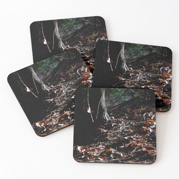 Item preview, Sunlit Leaves on the Forest Path designed and sold by couragesings.