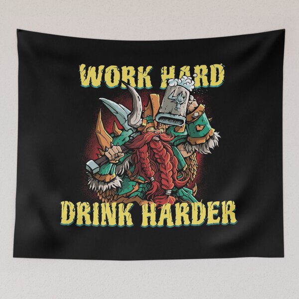 Item preview, Work Hard, Drink Harder designed and sold by Shadowmer.