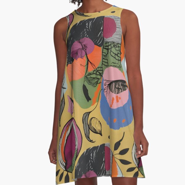 Item preview, Abstract, Floral, Watercolor, Pink, Green, Colorful, Trendy, Girl, Woman, Aesthetic, Fun, Plants, Contemporary, Stylish, Unique, Design designed and sold by weneradesign.