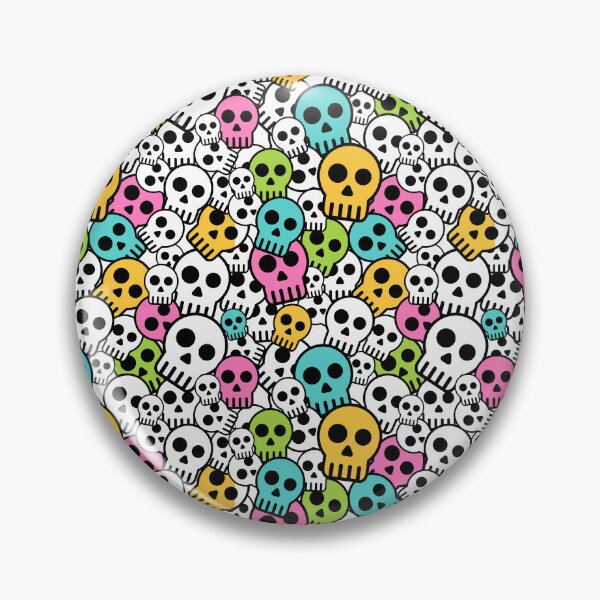 Item preview, Playful Colorful Skull Mosaic designed and sold by AppliedDesigns1.