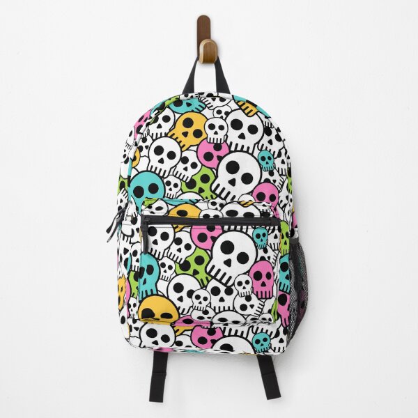 Item preview, Playful Colorful Skull Mosaic designed and sold by AppliedDesigns1.
