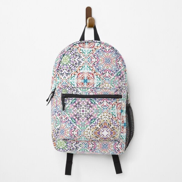 Item preview, Decorative Tribal pattern Folk motif made of small squares. designed and sold by Pixeeless.