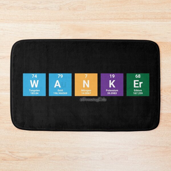 Item preview, Periodic Wanker designed and sold by SwearingKids.