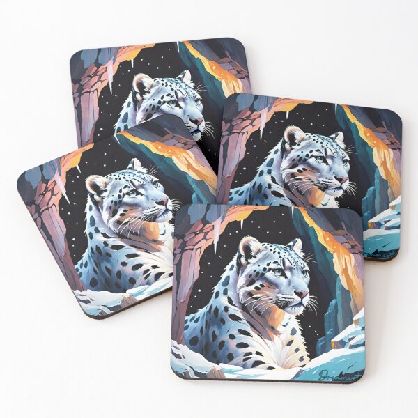 Item preview, Leopard of the Snow designed and sold by DreamistStore.