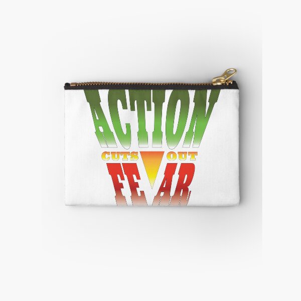 Item preview, Action Cuts Out Fear - Motivational Slogan designed and sold by Harlake.
