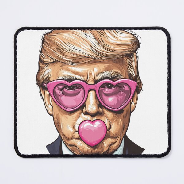 Item preview, chic donald trump blowing a bubble designed and sold by BDNBoutique.