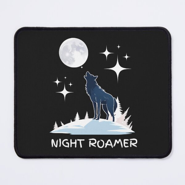 Item preview, Night Roamer Howling Wolf Under Moonlight - Wild Nature Aesthetic designed and sold by UniversalFlair.