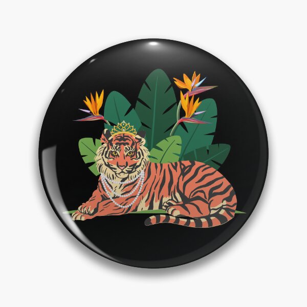 Item preview, Queen Tiger in the Jungle designed and sold by GuesthozGraphix.